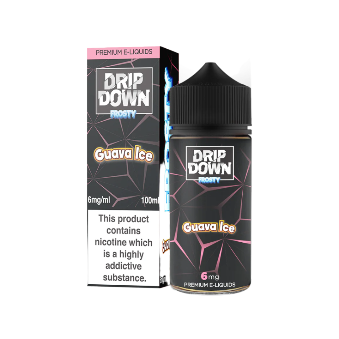 Drip Down Freebase E-Liquid 100ml – Frosty Guava Ice