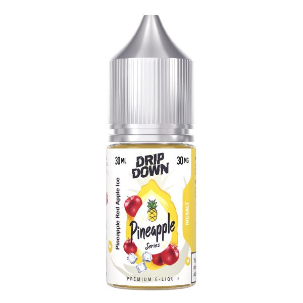 Drip Down Nic Salt 30ml (All Series) – Pineapple Pineapple Red Apple Ice