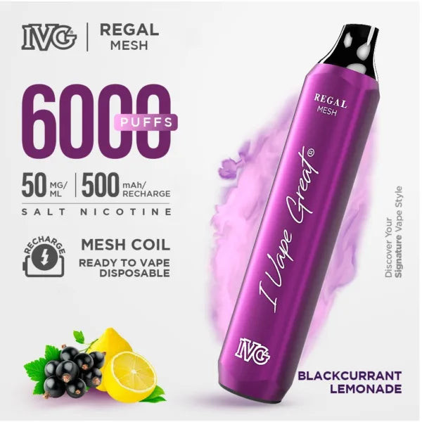 IVG Regal 6000 Puffs Disposable