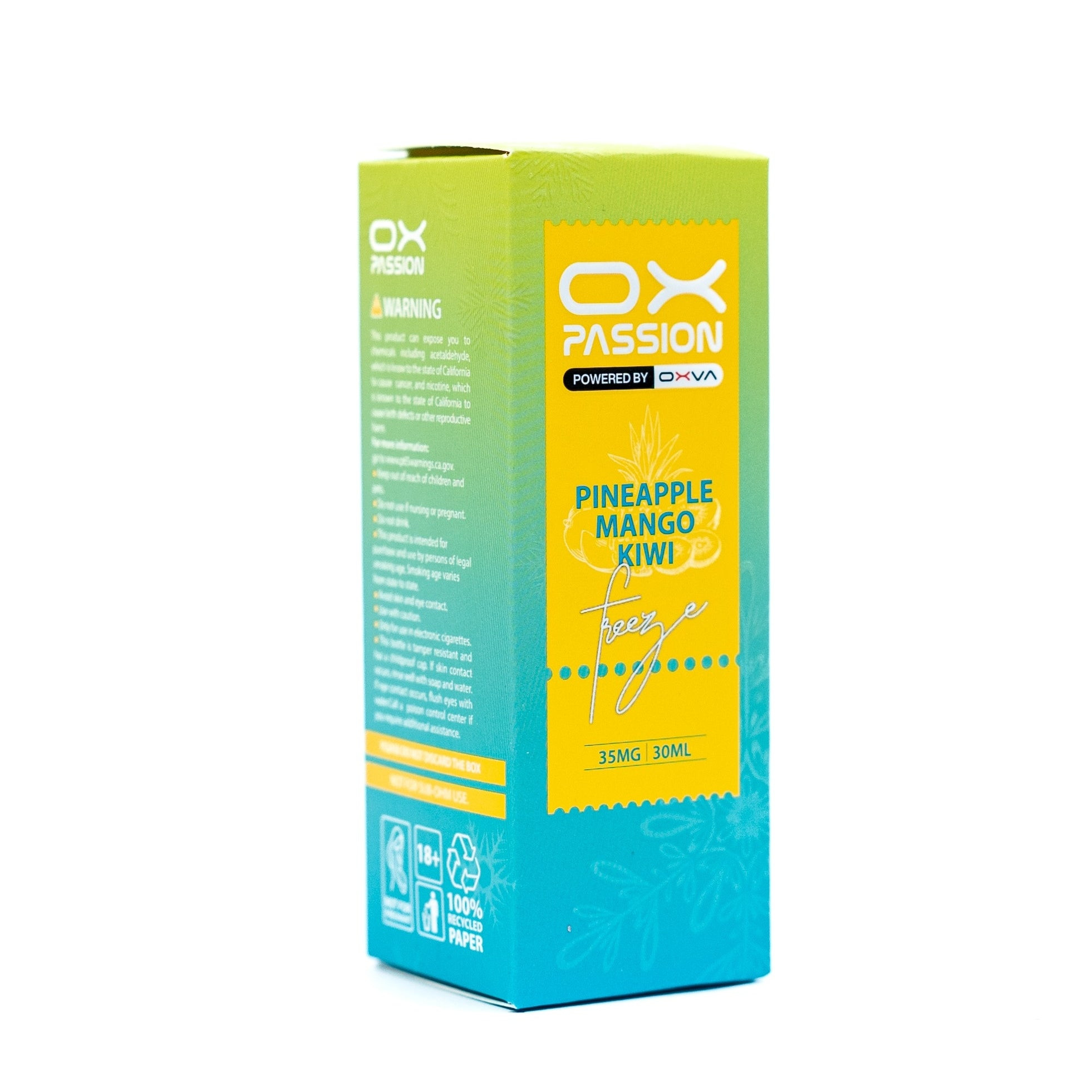 OXVA OX Passion Nic Salt 30ml – Freeze Pineapple Mango Kiwi