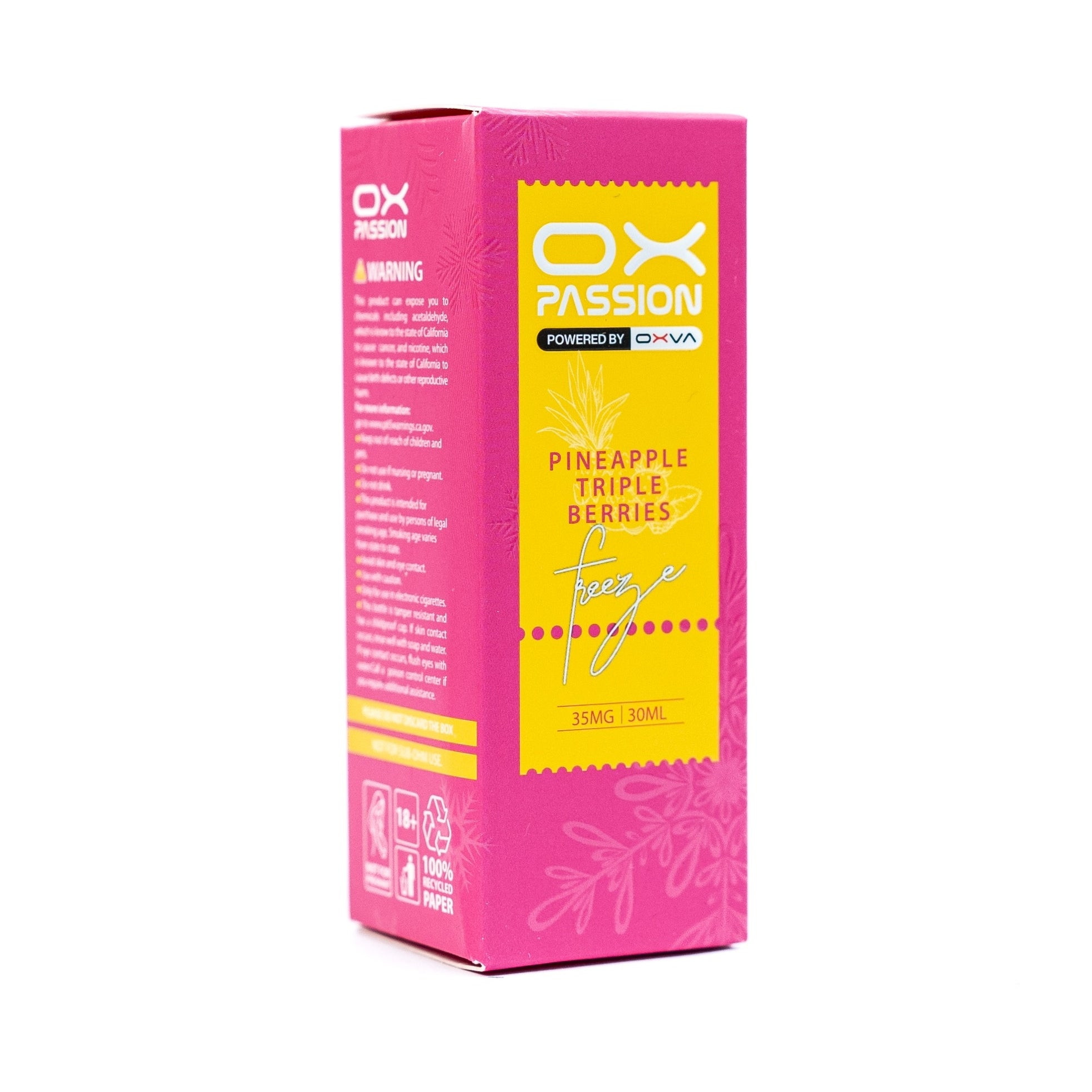 OXVA OX Passion Nic Salt 30ml – Freeze Pineapple Triple Berries
