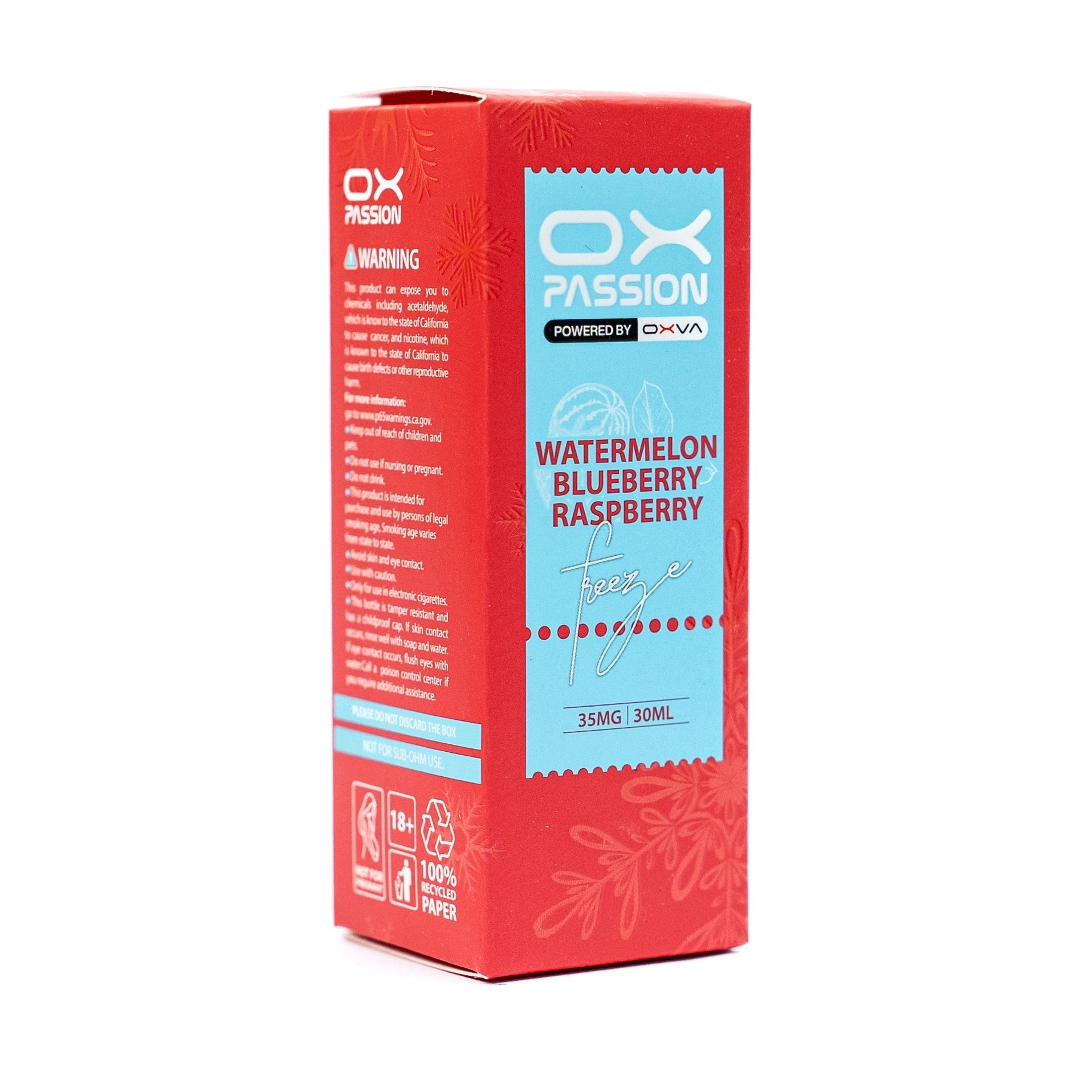 OXVA OX Passion Nic Salt 30ml – Freeze Watermelon Blueberry Raspberry
