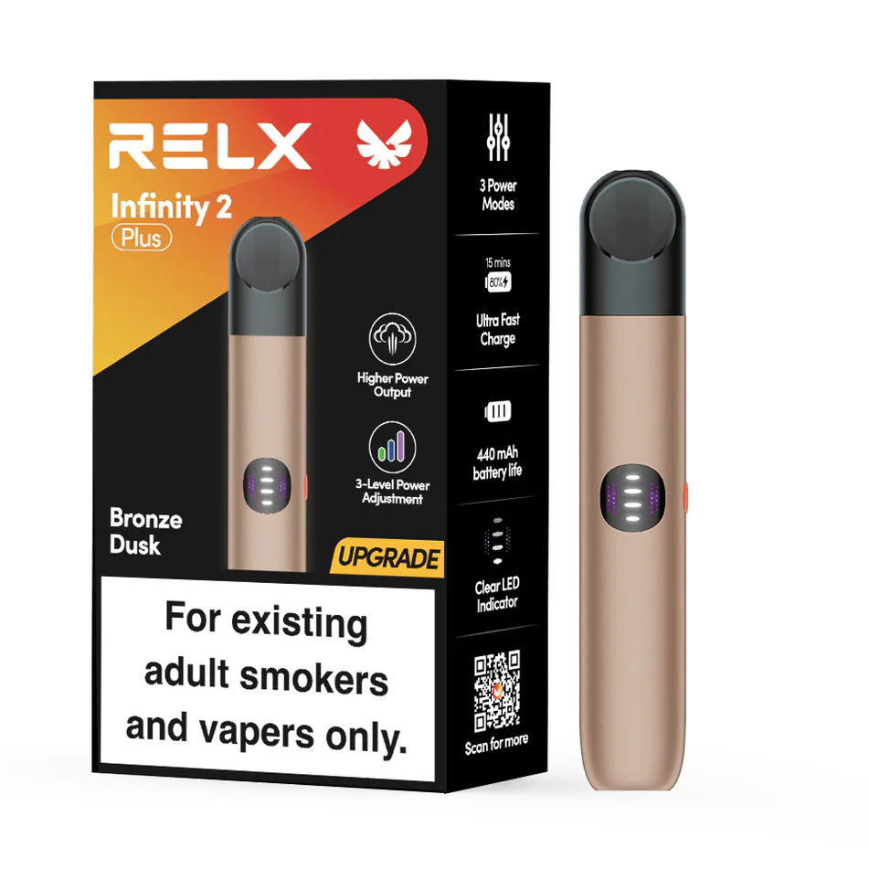 RELX Infinity 2 Plus Pod Kit – Bronze Dusk