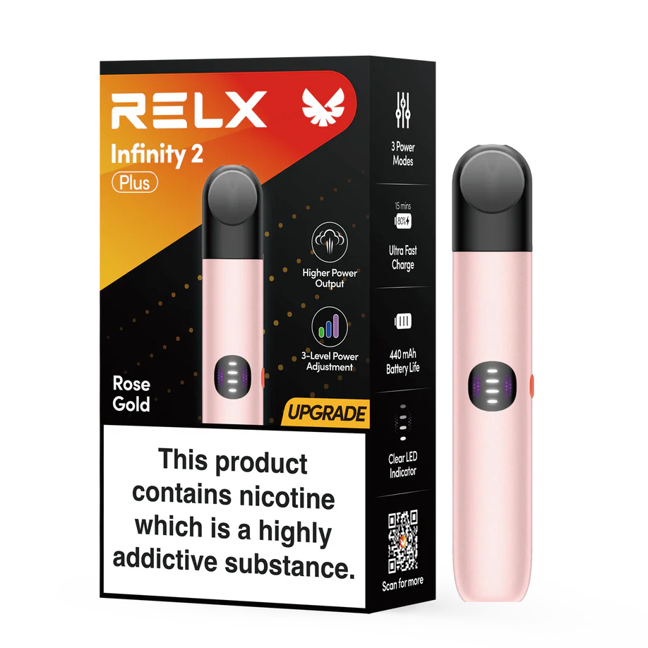 RELX Infinity 2 Plus Pod Kit – Rose Gold