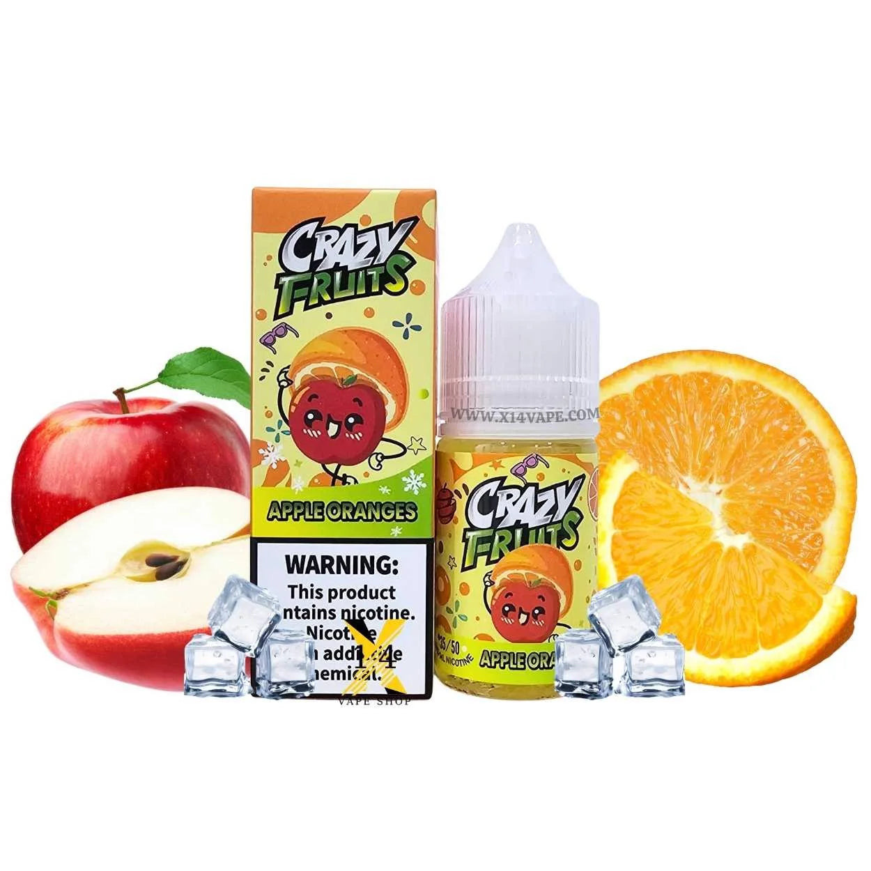 Tokyo Classic & Shine Series Nic Salt 30ml – Apple Orange Crazy Fruits