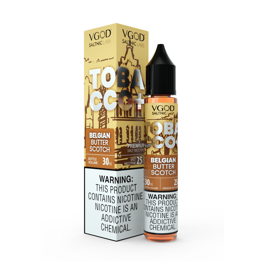 VGOD Nic Salt 30ml (All Series) – Belgian Butterscotch Tobacco