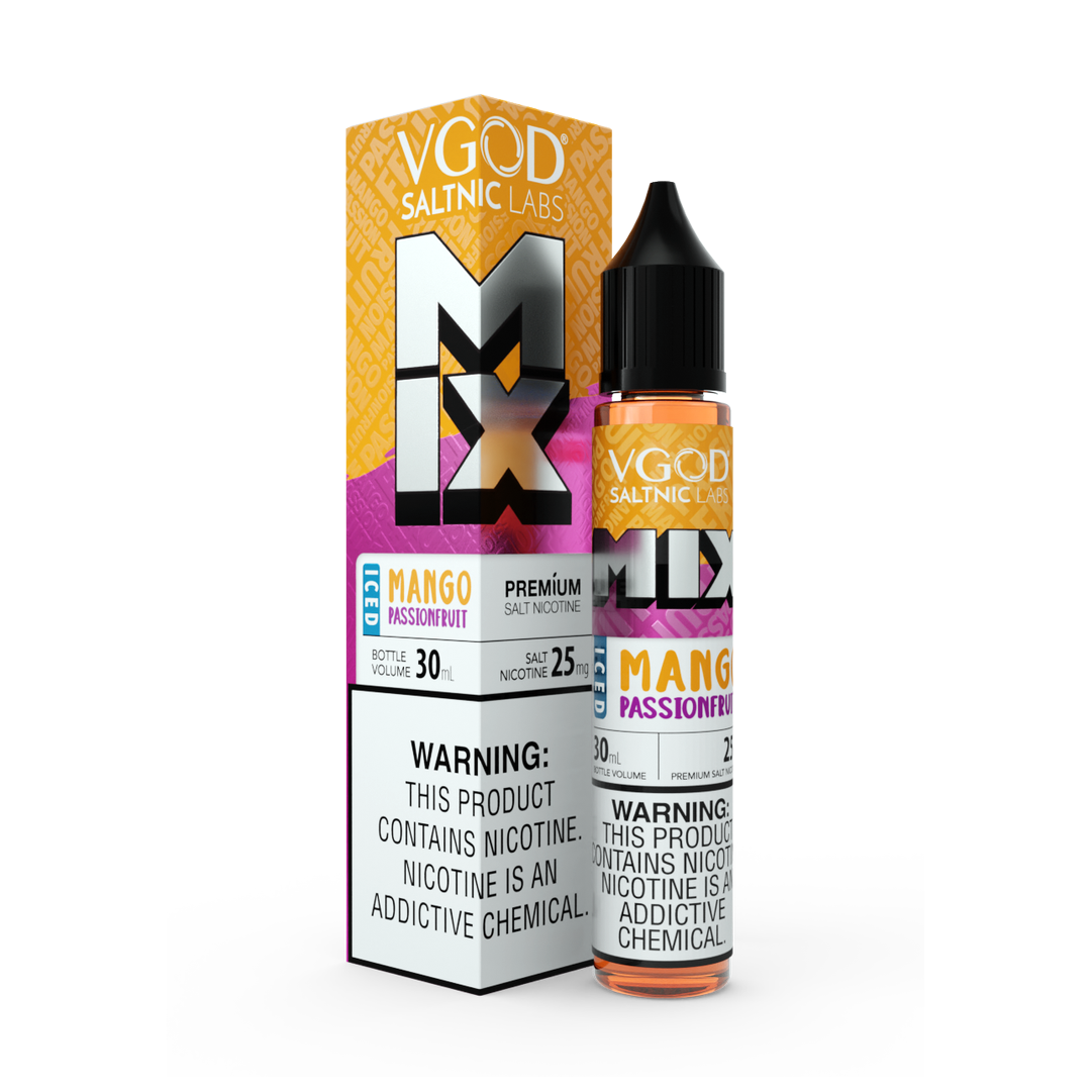 VGOD Nic Salt 30ml (All Series) – Ice Mango Passionfruit Mix